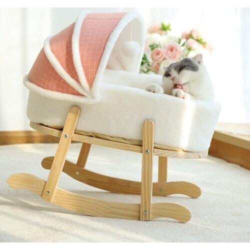 Cats nest breathable baby shaker winter warm dog bed semi closed villa thickened can be disassembled and washed for all seasons
