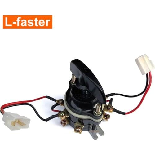 Electric Tricycle Brush Motor Reverse Switch 18A Electric Brush Motor Vehicle Reversing Disjunctor 25A Brushed Motor Back Switch