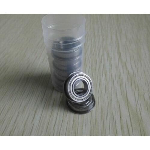 Cost performance F6800ZZ size 10x19x5mm GCr15 material Flanged Flange Deep Groove Ball Bearing