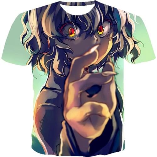 Hunter X Hunter Anime Clothes T Shirt Camisetas Manga For Men Tops Ropa Hombre Streetwear Camisa Masculina Verano Koszulki