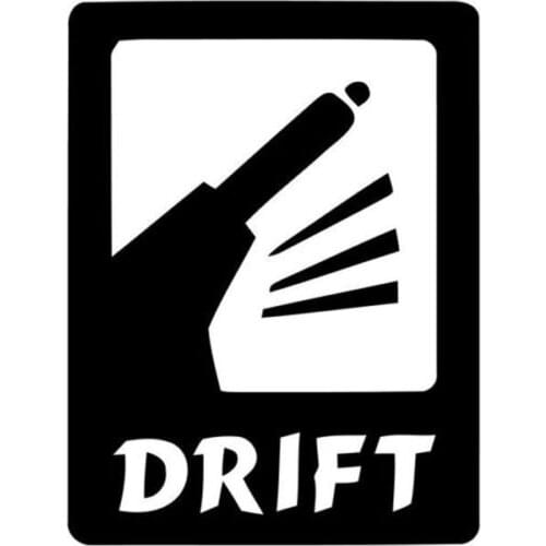 Creative Drift Handbrake Lever Fun Car Stickers PVC Personality Fashion Auto Body Windows Exquisite Decals Waterproof Decoration