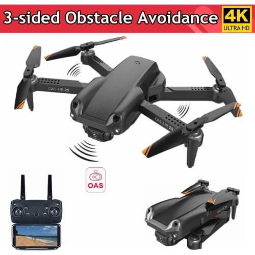 Mini Drone with 1080P 4K Dual HD Camera Professional Obstacle Avoidance Drone Fixed Height RC Quadcopter Helicopter Toy Gift