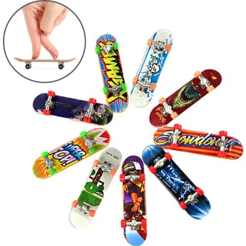 Aluminum Alloy Mini Finger Skateboards Unti-smooth Fingerboard Boys Toy Finger Skate Tech Truck Party Favors Gifts