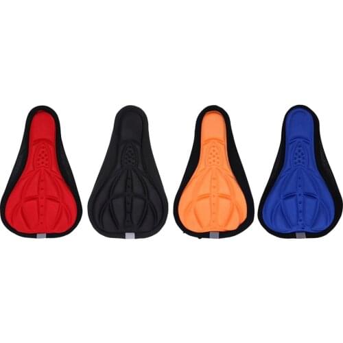 3D Silicone Saddle Cushion Soft Gel Extra Comfort Cycling Accs
