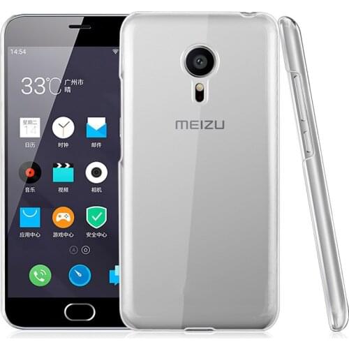 New Arrival Ultra Thin Transparent Dirt-Resistant Plastic Crystal Clear Hard Back Cover Case for Meizu Meilan Note 2 M2 5.5