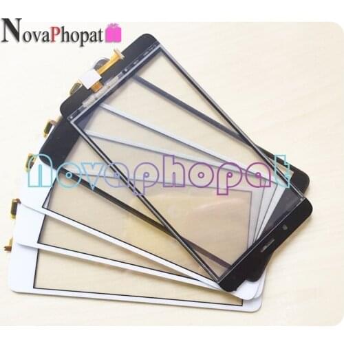 Novaphopat Front Panel For Huawei Honor 6X BLN-AL10 BLN-L21 / GR5 2017 / Mate 9 lite Touch Screen Sensor Digitizer Glass Cover