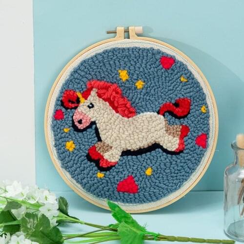 Punch Needle Pen Magic Embroidery cross stitch kits embroidery needlework sets fabric DIY Crafts Sewing Accessories tools frame