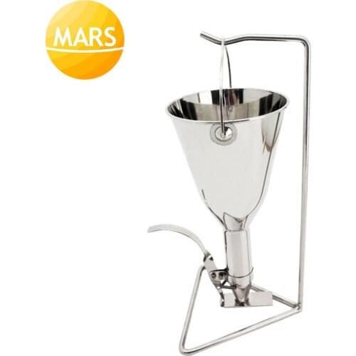 MARS Chocolate Cupcake Mixture Batter Confectionery Funnel Dispenser,Dispense Syrups,Stainless Funnel
