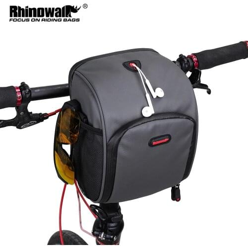 Rhinowalk Bicycle Bag Multifunction Handlebar Bag Front Tube Pocket MTB Bicycle Accessories Waterproof Cover Commuter Shoulder