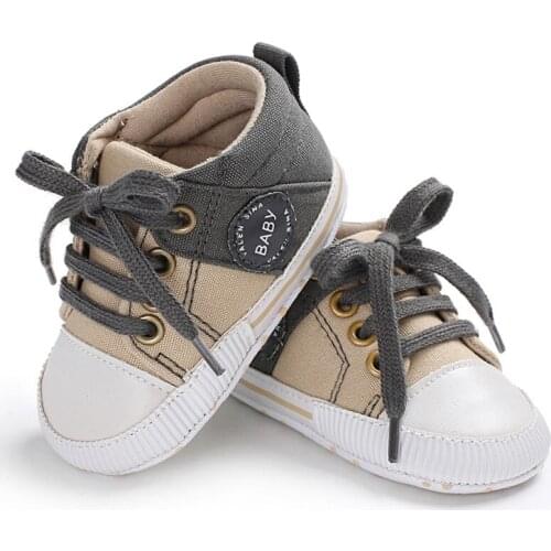 Baby Shoes Spring Classic Canvas Baby Boy Shoes Spring Cotton Straps Stitching Newborn Boy Girl Shoes First Walker Prewalker