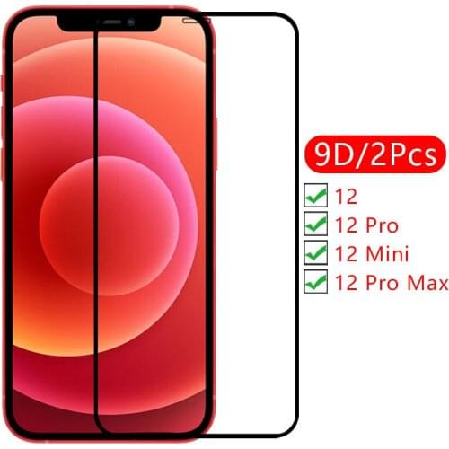 9d protective tempered glass for iphone 12 pro max mini screen protector on i phone 12pro mas 12max 12promax 12mini iphone12 6.1