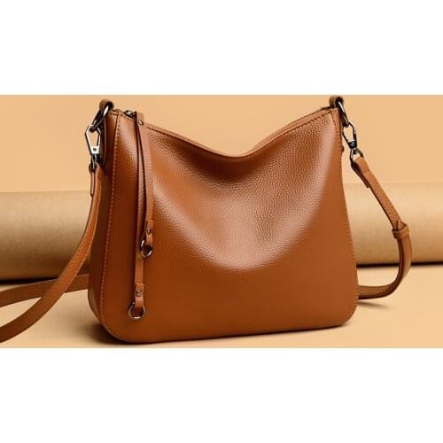 Women shoulder Bag Genuine Leather Crossbody Bag Ladies Cell Phone Purses Wallet girls Bags Sling Handbags