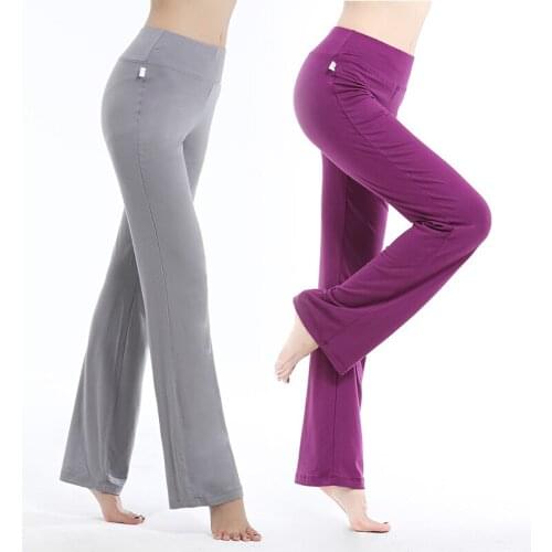 Women Yoga Pants stretchy Soft High rise Straight Loose leggings lounge Fitness running yoga pants Outdoor casual Sweatpants