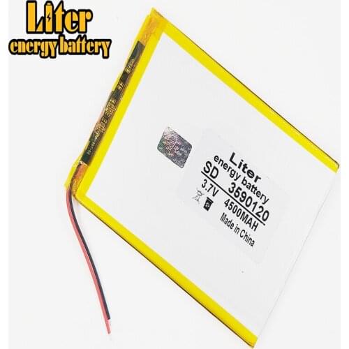 3.7V,4500mAH (polymer lithium ion battery) Li-ion battery for tablet pc 7 inch 8 inch 9inch 3590120
