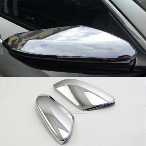 ABS Side Rearview Mirror Cover Trim for Honda Civic 10th Gen 4dr Sedan 2016 2017