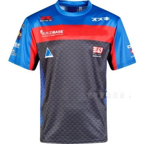 Superbike Quick Dry Short Sleeve Mens T-shirt Motocross Motorcycle Summer Jersey MTB Bike Riding Clothes