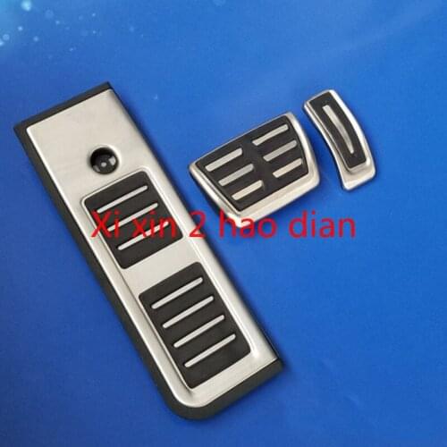 D1 For Audi A7 19-21 Throttle Brake Modification Metal Pedal Free Punch Interior Modification