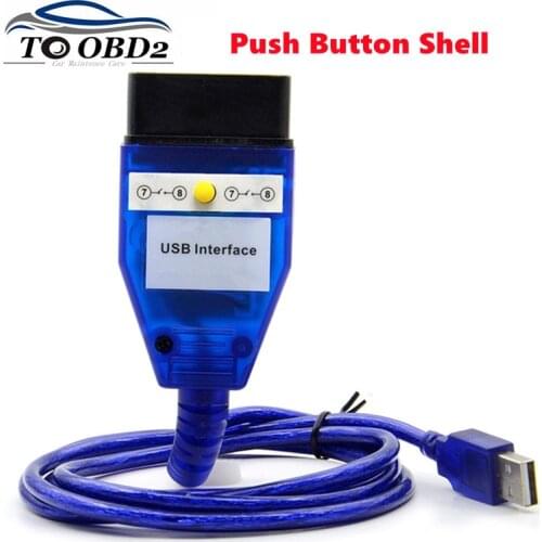 INPA K+DCAN Add OBD1 20Pin to OBD2 16Pin For BMW Series Green PCB FTDI FT232RL Chip OBD2 USB Cable Diagnostic For BMW INPA K CAN