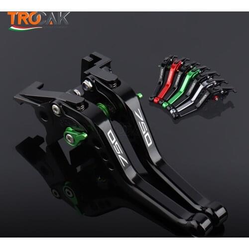 For KAWASAKI Z750 Z750(not Z750S model) 2007 2008 2009 2010 2011 2012 Motorcycle Accessories Short Brake Clutch Levers LOGO 750