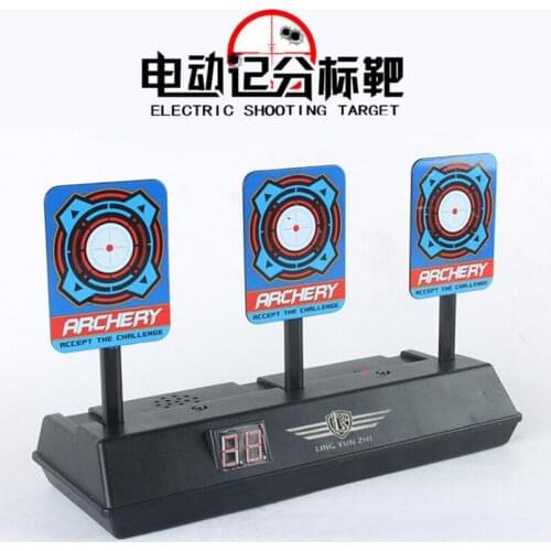 Electric target Automatic Reset Bullet targets shot dart target for All Toy Bullet Blasters Darts Toy Soft Bullet Annex