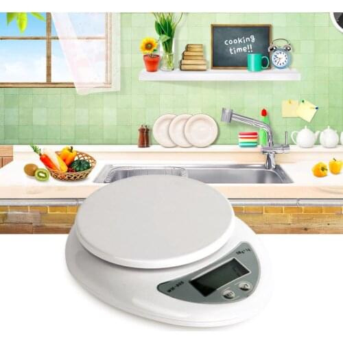 50pcs 5Kg/1g Electronic LCD Display Digital Kitchen Scale Scales Weight Balance Food Diet Kitchen Scales Measuring Weighting Por
