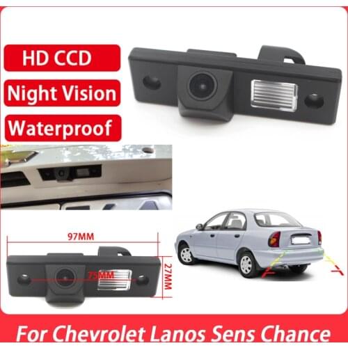 Rear View Camera CCD Full HD Night Vision Reverse Parking Camera Waterproof high quality RCA For Chevrolet Lanos Sens Chance