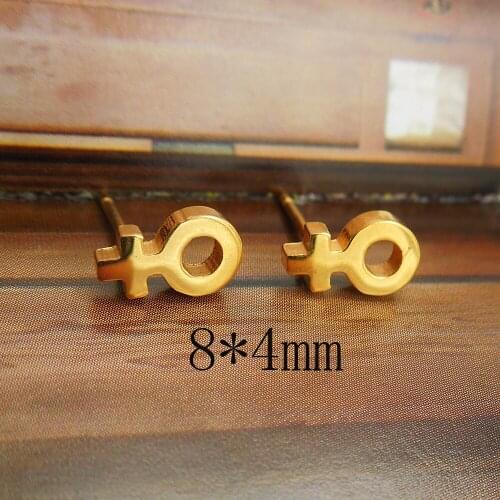 2018 Hot Classical Stainless Steel Earring Fashion Jewelry Simple Charm Girl women Earrings For Women Gold