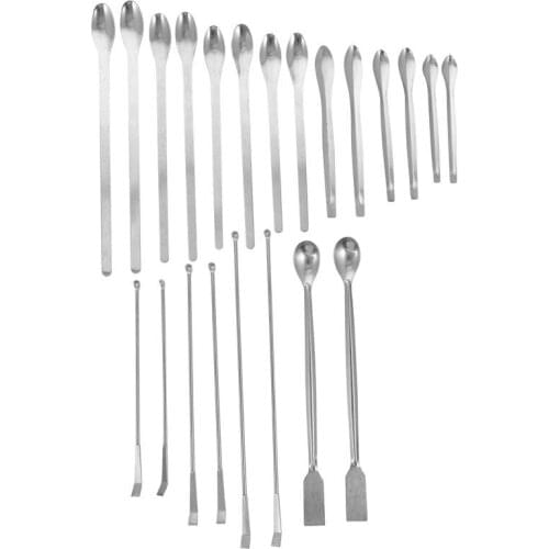 22Pcs Laboratory Medicine Spatula Sampling Scoop Experiment Useful Spoon