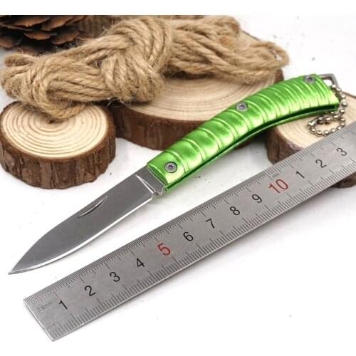 Small Folding Fruit knife Camping Pocket Knife 440C Blade Tactical Survival Knives Outdoor EDC Multi Tools