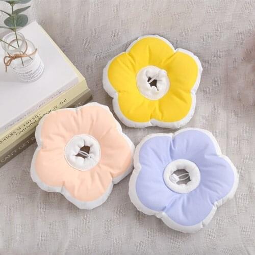 Cute Flower Pet Collar Soft Skin-friendly Waterproof Headgear Pet Sterilization Ring For Cats And Dogs Pet Accessories