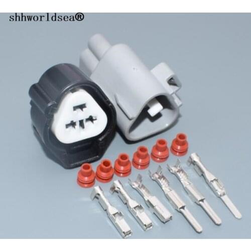 Shhworldsea 3 Pin 6189-0179 11016 car Female Male Connector For Toyota Camry Corolla Honda Accord Fit Civic Ignition Coil Plug