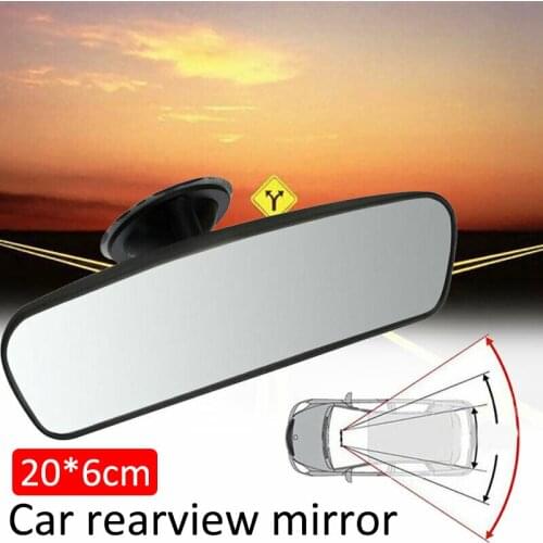 Universal Car Caravan Van Rear View Mirror 200*60mm Car Auto Mirror Accessories Interior Suction Cup Mounting Mirror