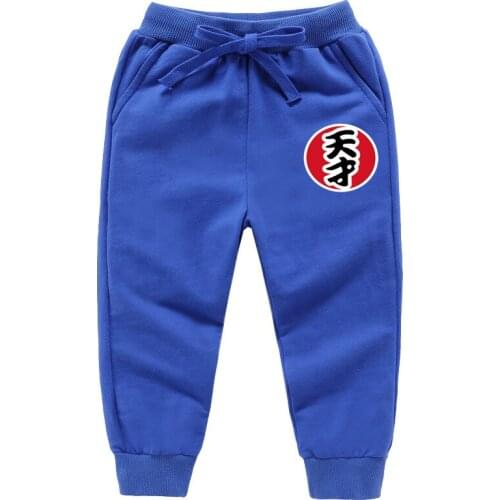 Spring Kids Pants 2-12Year Old Boys Girls Casual Fashion Sports Pants Toddler Cotton Clothing Unisex Elastic Waist Long Trousers