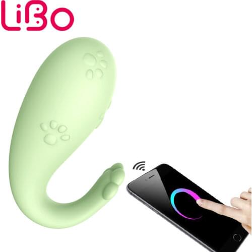 Libo Remote Control Vibrator Monster PUB APP Control Vibrating Egg Bluetooth G Spot Benwa Ball Bluetooth Wireless Sex Vibrator