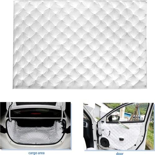10mm Thick 500mmx250/300//350/650/800mm White Car Audio Stereo Sound Acoustic Foam Noise Absorbing Deadening Dampening Mat