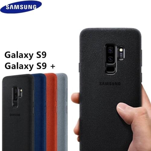 100% Original Samsung Galaxy s9 s9 Plus + for Alcantara Case cover leather luxury premium Case Anti-Fall EF-XG960 EF-XG965