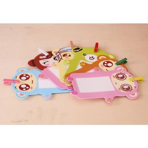 3 Inches DIY Cartoon Cute bear Hanging PaperPhoto Frames For Home Decoration, 6pcs/Set