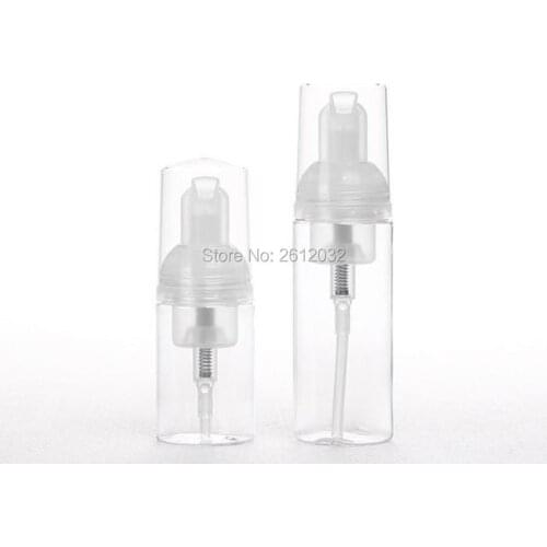 30ml 60ml Plastic Clear Foaming Bottle Soap Mousses Liquid Dispenser Froth Pump Shampoo Lotion Bottling Foam Bottles With Cap