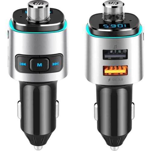 Wireless Bluetooth FM Transmitter Radio Adapter Handsfree Car Kit 2 USB Port