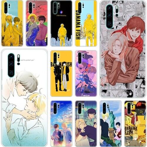 Hot Banana Fish Anime Silicone Phone Case for Huawei P40 P30 P20 Pro P10 P8 Lite 2017 P Smart Z S Plus 2019 2020 Soft Cover