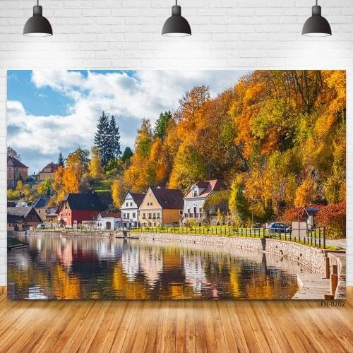 Blue Sky Cloud Lake Trees Backdrops For Baby Portrait Photophone Photocall Natural Scenery Photo Studio Photography Backgrounds