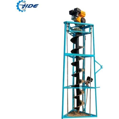 Hot sale tripod pole guardrail pile driver piling drilling rig 2.2m screw pile driver