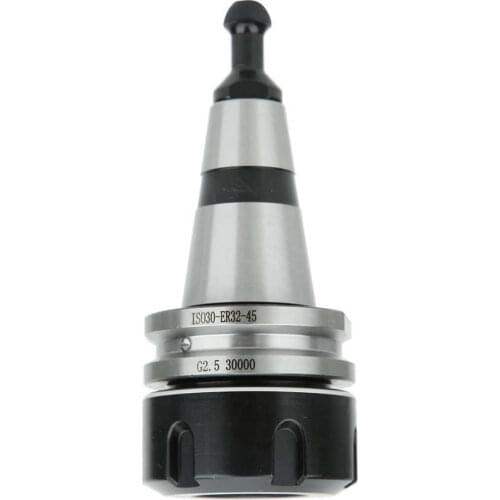 ISO30-ER32-45 Auto Tool Change Spindle Chuck Tool Holder G2.5 30000RPM CNC ER Elastic Collect Milling Lathe Balanced Tool Holder