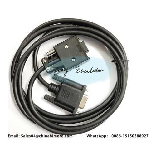 Elevator escalator software cable RS232 PMC for FUJITEC parts RS232 PMC cable programming pc adapter for pmc sevro