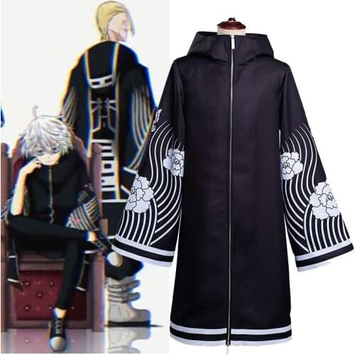 Anime Tokyo Revengers Senju Kawaragi Cosplay Costume Brahman Rindou Haitani Cloak Outfits Cape Uniform Halloween Carnival Coat