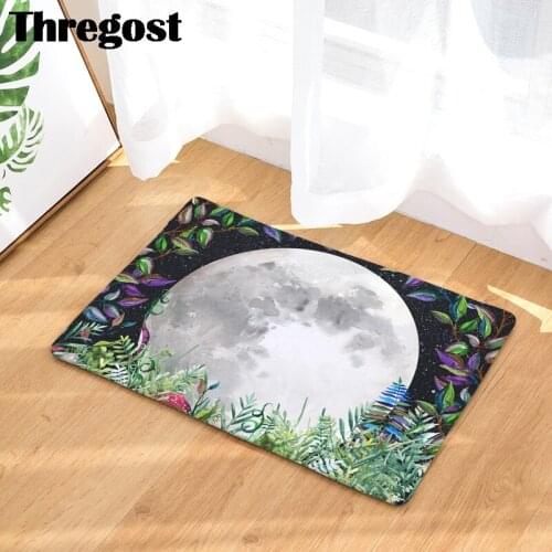 Microfiber Mats Anti-slip Planet Pattern Modern Area Rugs Living Room Bathroom Carpet Doormat Bath Mat in the Hallway