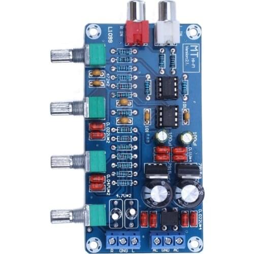 NE5532 OP-AMP HIFI Amplifier Volume Tone EQ Control Board DIY Kits