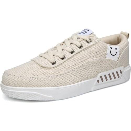 New Brand Summer Classic White EVA MenS Sneaker Low-Cut Casual Flyweather MenS Fashion Low To Help Fashion Men Casual Shoes