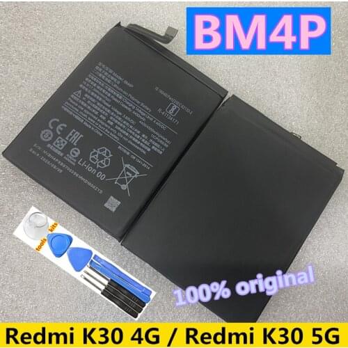 Original New High Quality Battery BM4P For Xiaomi Mi Redmi K30 K30i 4G 5G Mobile Phone Batteries 4500mAh