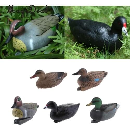 28/29/31/35/37cm Drake Duck Floating Decoy Scarer Weed Pest Control Repeller Ornament for Hunting Shooting Garden Decoration